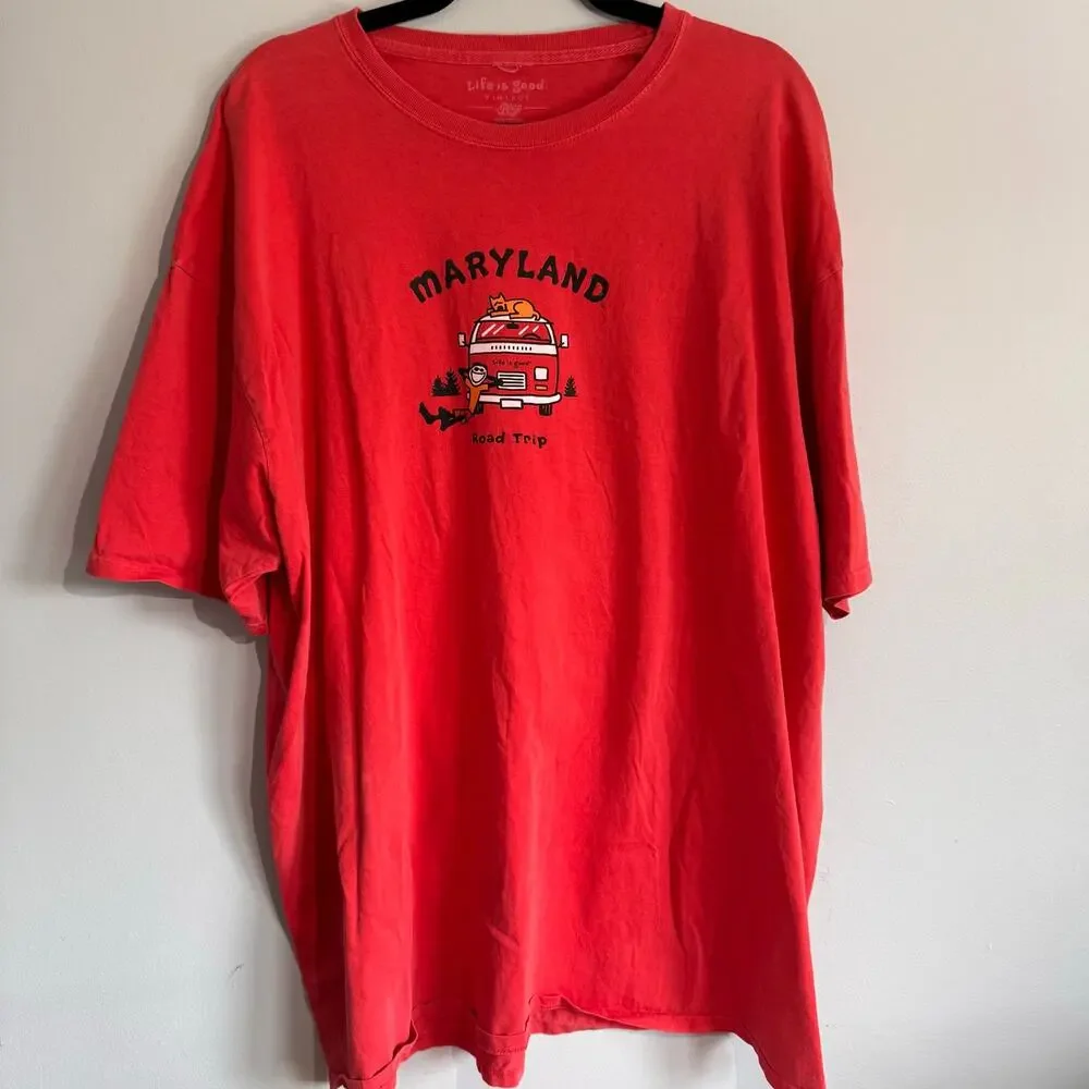 Life is Good Vintage Tee - 2XL - Picture 1 of 5